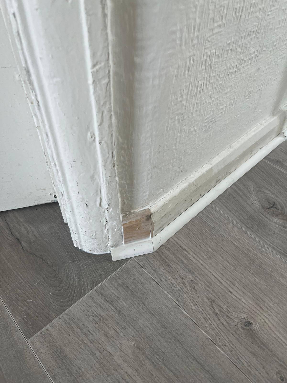 Decorative beading installation next to skirting board in HA3 London