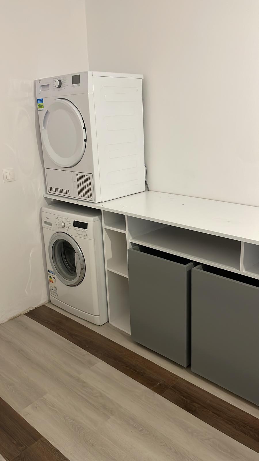 Utility room storage furniture with laundry baskets in N6 London
