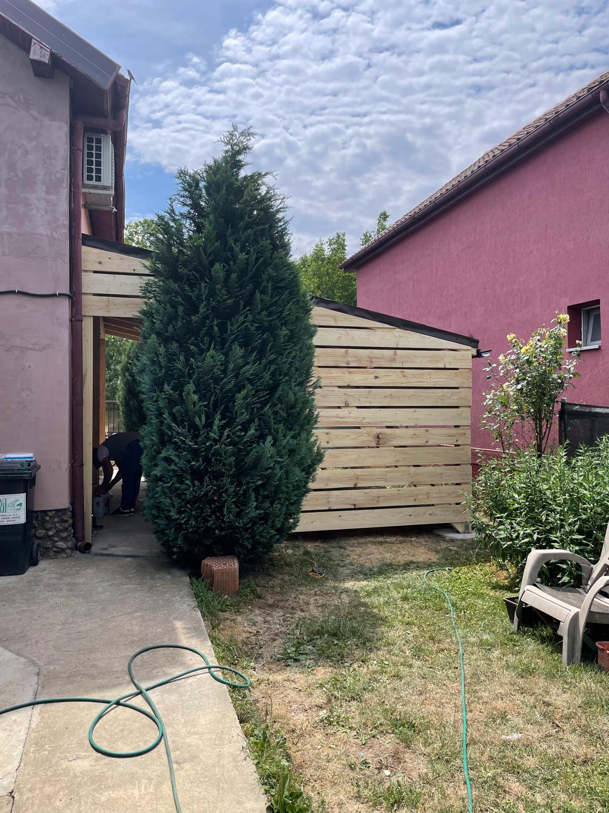 Wood wall garage installation design in HA2 London