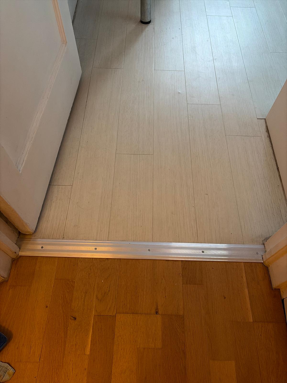 Door threshold installation in N8 London